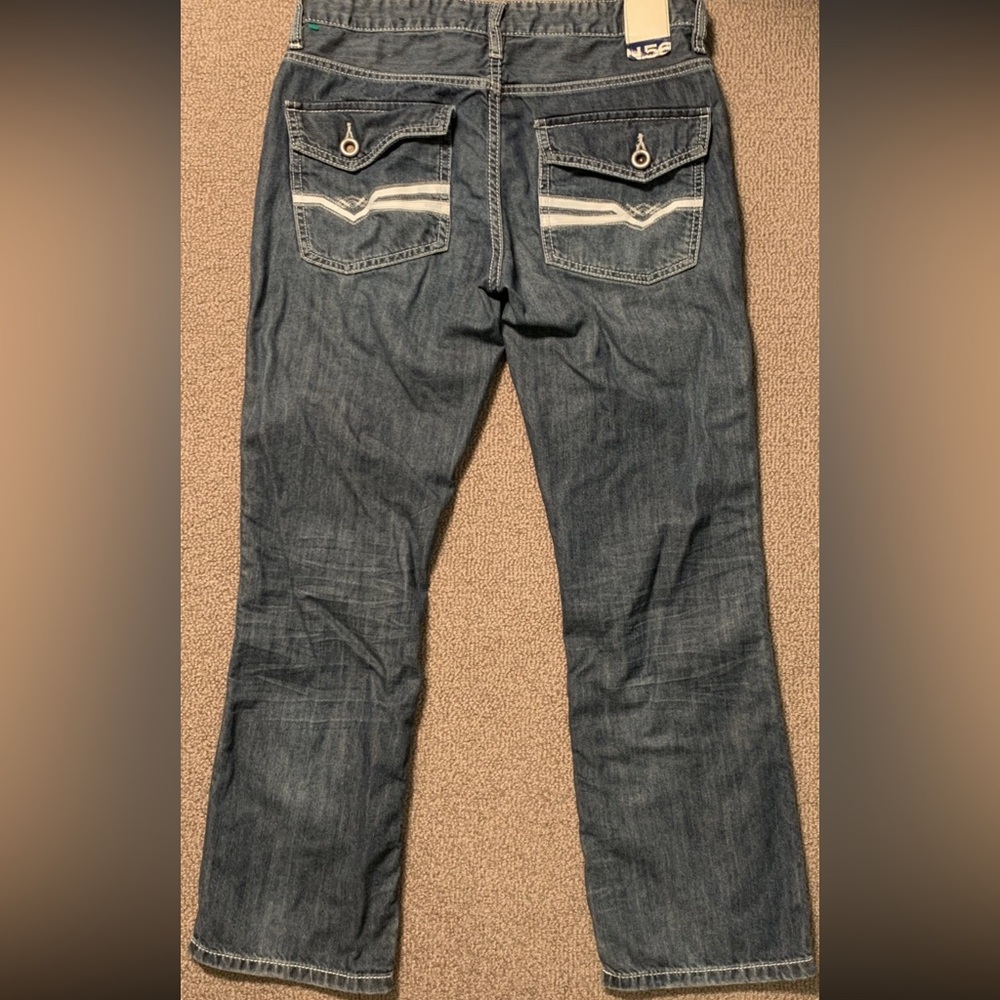 Helix Dark Blue Relaxed Men Jeans